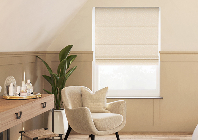 Confetti, Caramel Cream - Twist&Fit Roman Blind - Image 3